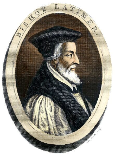 Posterazzi Hugh Latimer 1485 1555 Nenglish Reformation Leader And