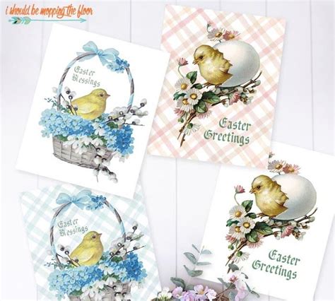 These Free Vintage Easter Printables Have All The Sweetness Of The Spring Season Available In