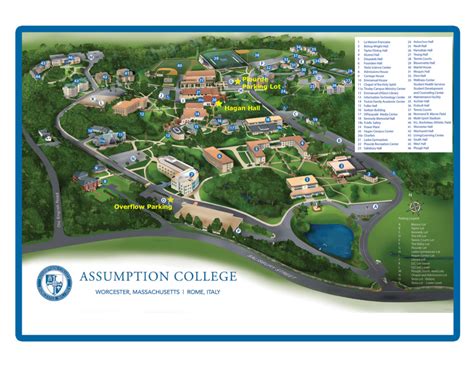 Assumption College Campus Map