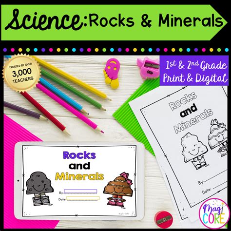 Science Rocks And Minerals 1st And 2nd Grade Magicore