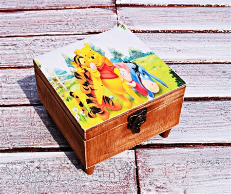Winnie the Pooh Personalized Memory Box Custom Keepsake - Etsy