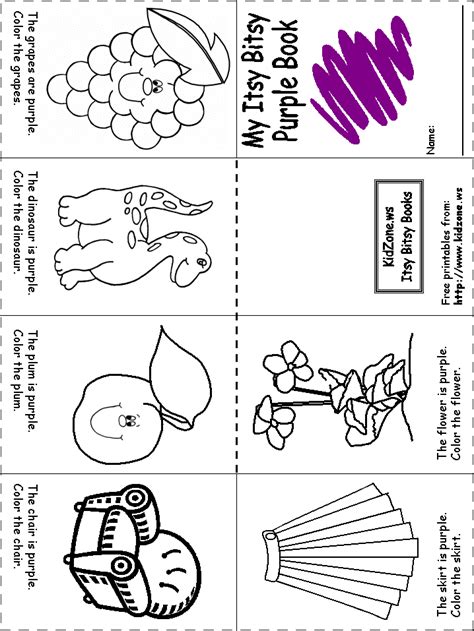 Coloring Pages Colors Recognition Practice Worksheet