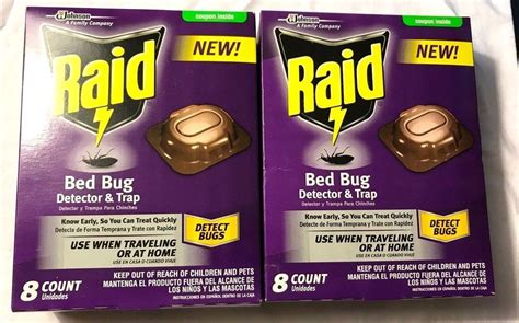 Placing the new raid® bed bug detector bed bug facts from the experts at raid®: Raid Bed Bug Detector and Trap, 8-Count Each *16 Total ...
