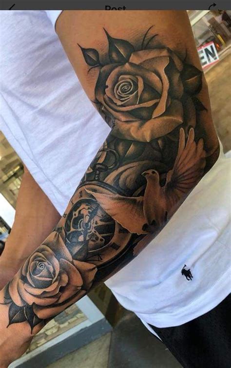 Sleeve Rose Tattoo Sleeve Forarm Tattoos Tattoo Sleeve Designs