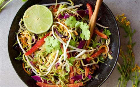 Zoodle Pad Thai Vegan Recipes Vegetable Noodles