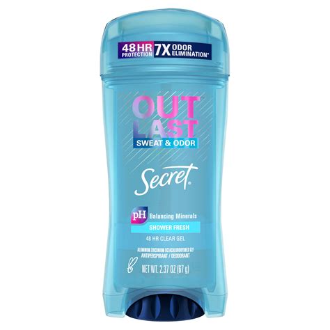 Secret Outlast Clear Gel Antiperspirant Deodorant Shower Fresh Scent