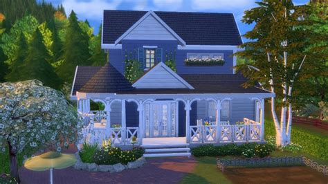 Dreamlike Farmhouse The Sims 4 House Building Youtube