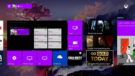 Customizing My Xbox One Home Screen Youtube