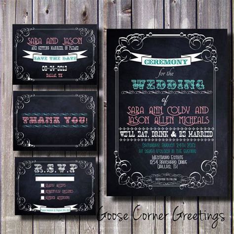Chalkboard Paper For Wedding Invitations Invitation Design Blog