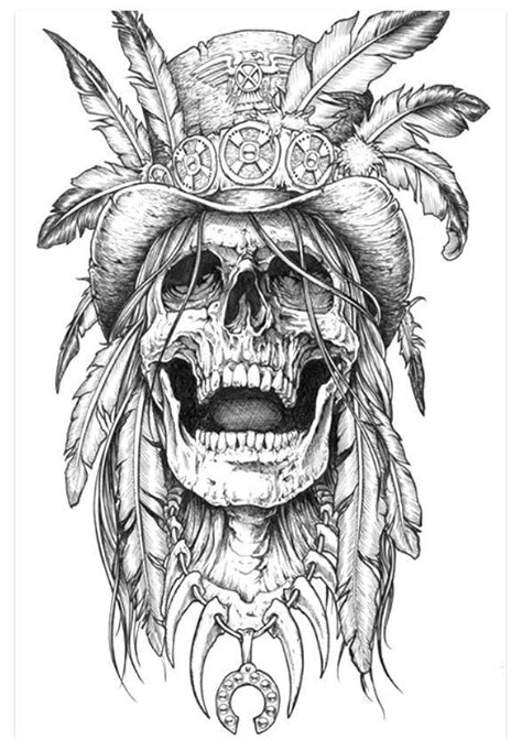 Пин на доске Skull Coloring Pages