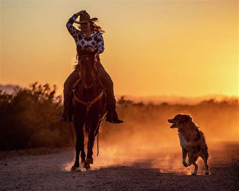 A Cowgirls Best Friends Photograph By Harriet Feagin Photography Fine Art America