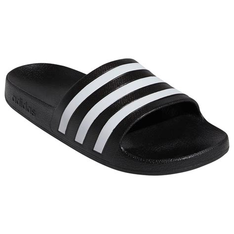 Adidas Originals Adilette Aqua G28723 Black Slides Sandals Shoes Mens 5
