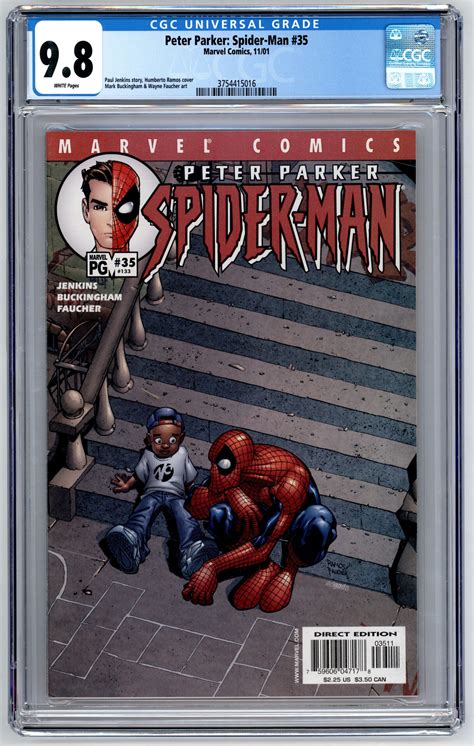 Peter Parker Spider Man 35 Cgc 98 Androids Amazing Comics