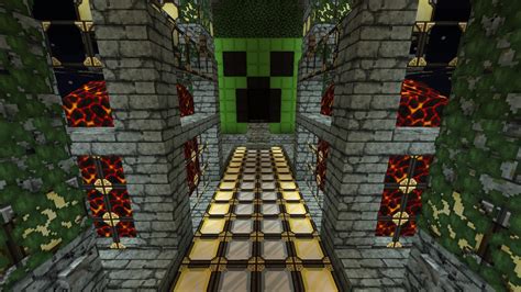 Creeper Temple Minecraft Map