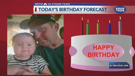 Birthday forecast for (8/16/22) – WETM – MyTwinTiers.com
