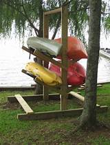 Pictures of Yard Kayak Rack