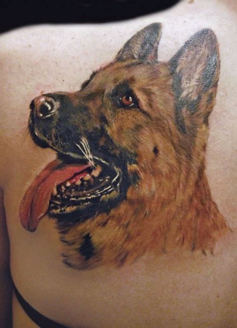 The 15 Coolest German Shepherd Tattoo Designs In The World