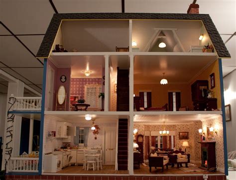 Rear View Of Dolls House Dolls House Interiors Doll House Flooring