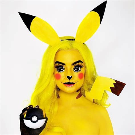 Halloween Makeup Pika Pika Pikachu ⭐ Halloweenmakeup