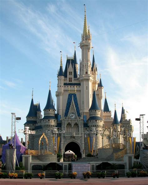 Disney Castle In United States Of America Disney World Florida