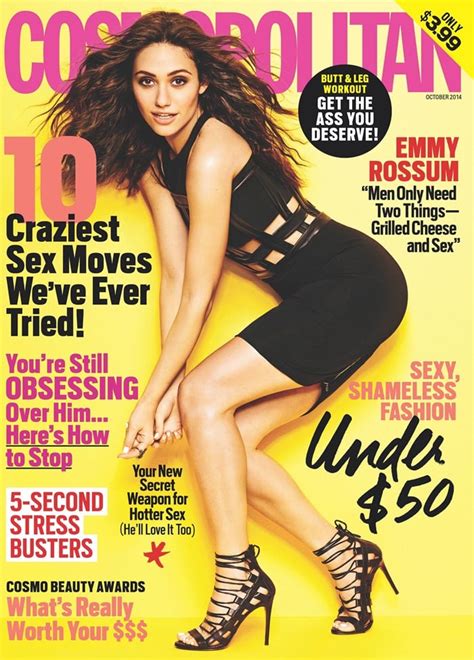 Emmy Rossum Talks Sex With Cosmopolitan In Amazon Sandals