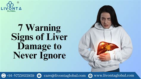 7 Warning Signs Of Liver Damage To Never Ignore Livonta Global Pvt Ltd