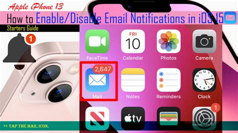How To Enabledisable Email Notifications On Iphone 13 Ios 15 Mail App