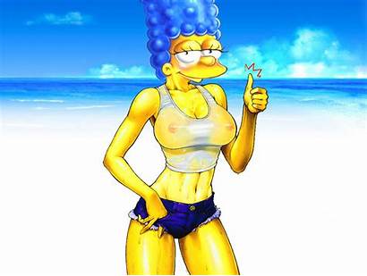 Marge Simpson Skimpy Simpsons Shorts Short Breasts