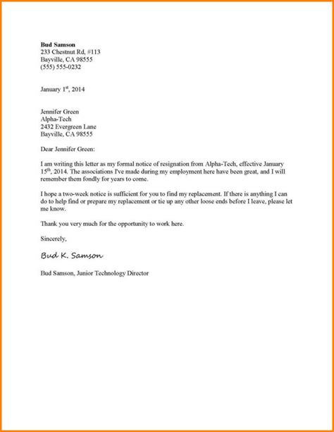 1 writing a resignation letter. 023 Format Of Formal Resignation Letter Resign Sample ...