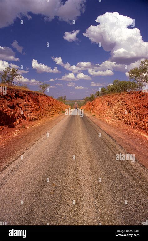 Outback Road Australia Stock Photo Alamy