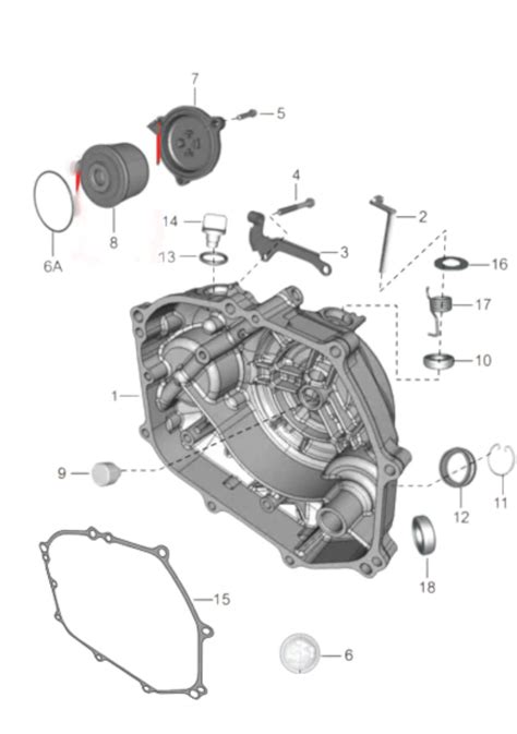 Tapa Filtro Aceite Pulsar Marca Bajaj Aylin Ref