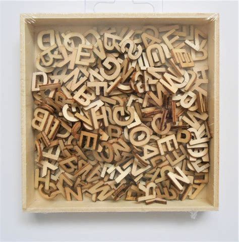 Small Wooden Letters Initials Approx 190 Pieces Ready To Etsy
