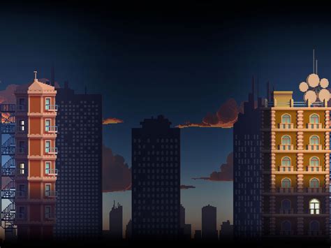 1024x768 City Buildings Pixel Art 4k Wallpaper1024x768 Resolution Hd