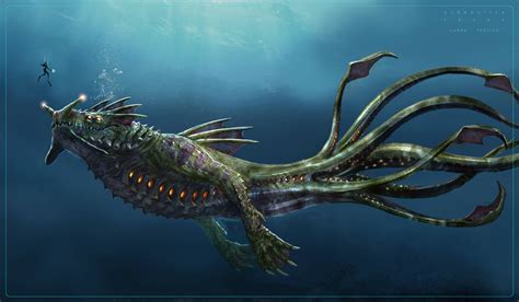 Sea Dragon Leviathan By Cory Strader Lartboratoire