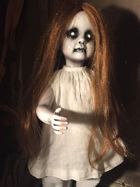 Creepy Horror Doll Girl In The Closet By Originalsindesign On Etsy