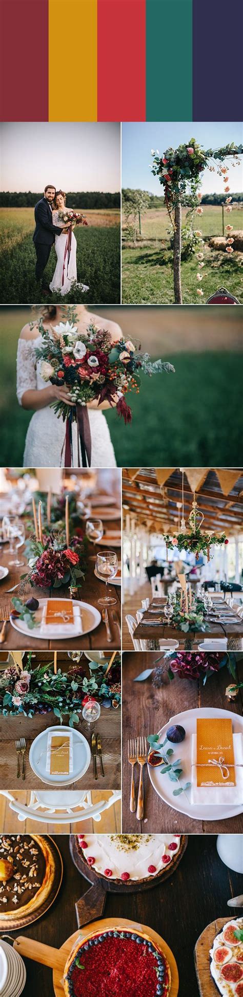 5 Rustic Wedding Color Palette Ideas Junebug Weddings