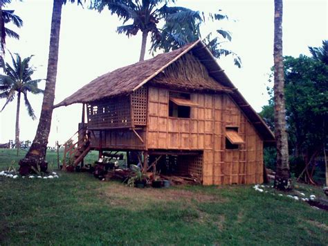 Bahay Kubo Windows Bamboo House Design Village House Design