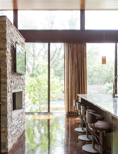 Swananoah Residence Contemporary Kitchen Dallas By Shm