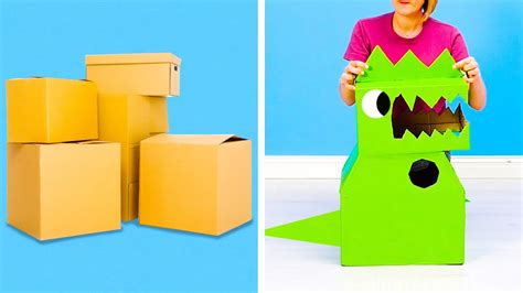 21 cardboard crafts that everyone can easily make youtube