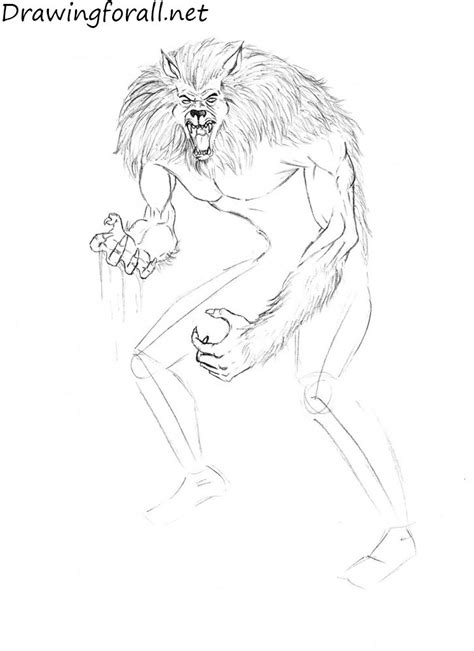 How To Draw Werewolf