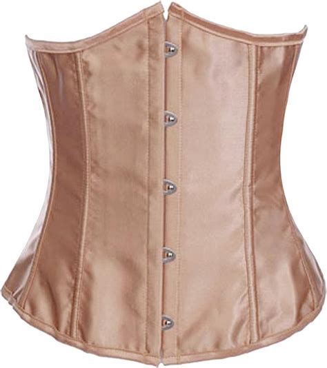 alivila y fashion womens sexy satin vintage underbust waist training corset bustier uk