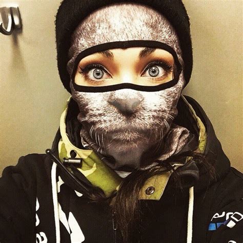 But No Snow Bunny Realistic Animal Face Ski Masks