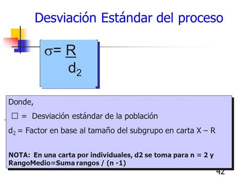 Desviación Estándar Del Proceso Conceptos Basicos De La Calidad