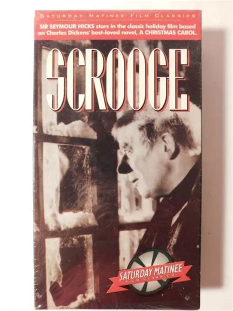 Scrooge Vhs Seymour Hicks Original A Christmas Carol Bw Classic