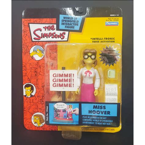 The Simpsons Miss Hoover Interactive Figure Swaseys Hardware And Hobbies