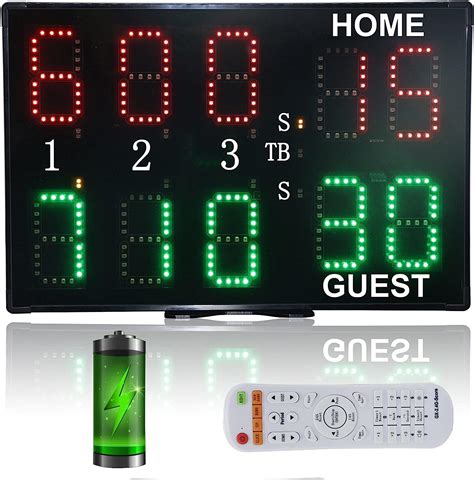Ousmile Specialized Tennis Scoreboard With Remote Control