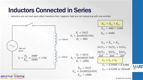 Inductors In Series And Parallel Ac Theory I Lesson 2 Youtube