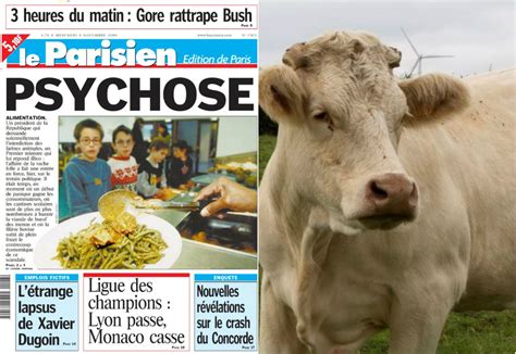 Dans Le Retro Mars 1991 Premier Cas De Vache Folle En France Le Parisien