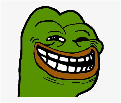 Face Green Yellow Smile Head Clip Art Pepe The Frog Troll Face