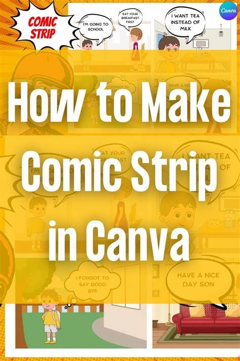 Comic Strip In Canva Canvas Learning How To Make Comics Canvas